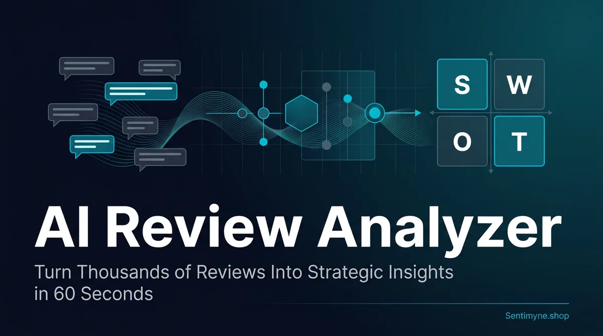AI Review Analyzer: Turn Thousands of Reviews Into Strategic Insights in 60 Seconds
