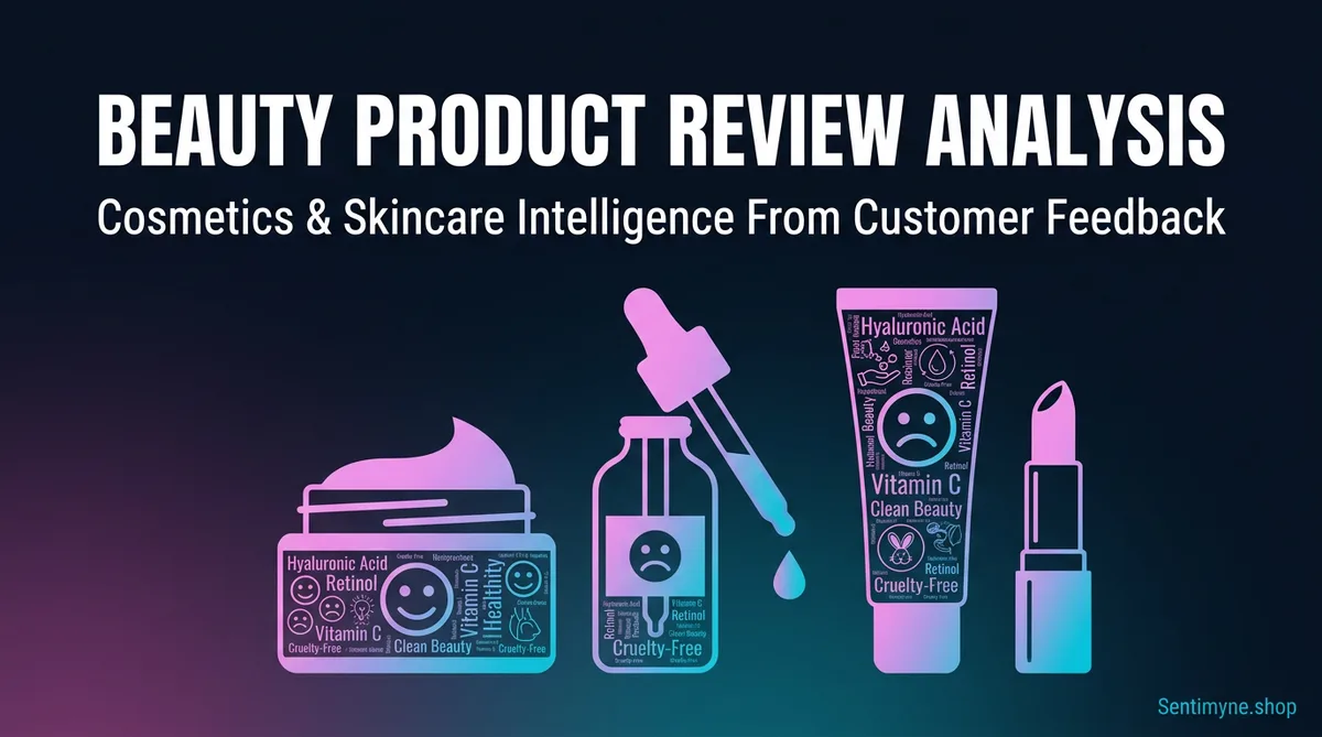 Beauty & Cosmetics Review Analysis: Skincare & Makeup Intelligence From Customer Feedback