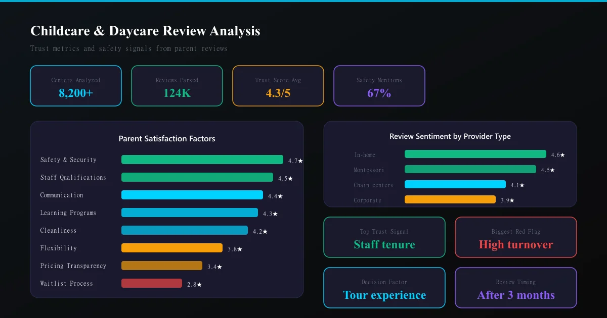 Childcare & Daycare Review Analysis: What Parents Actually Look For (and How to Win Their Trust)
