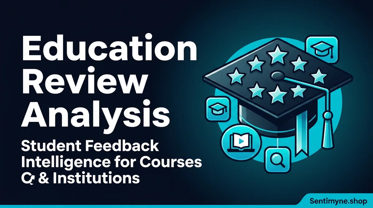 Education & Online Course Review Analysis: Student Feedback Intelligence