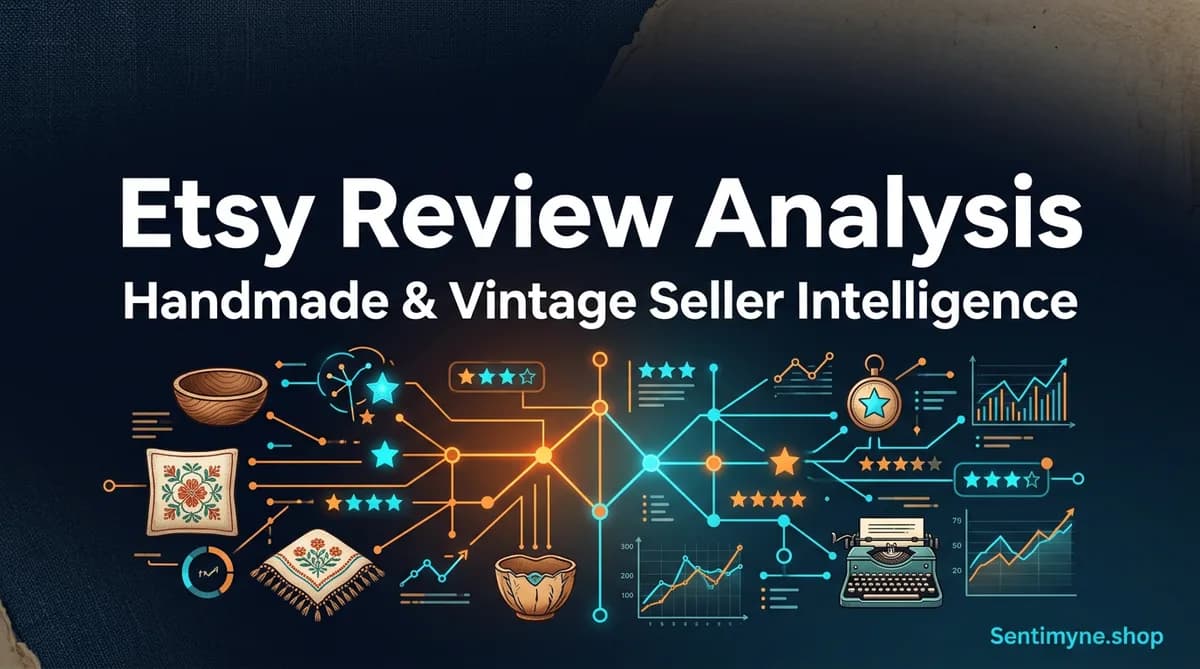 Etsy Review Analysis: Intelligence for Handmade & Vintage Sellers