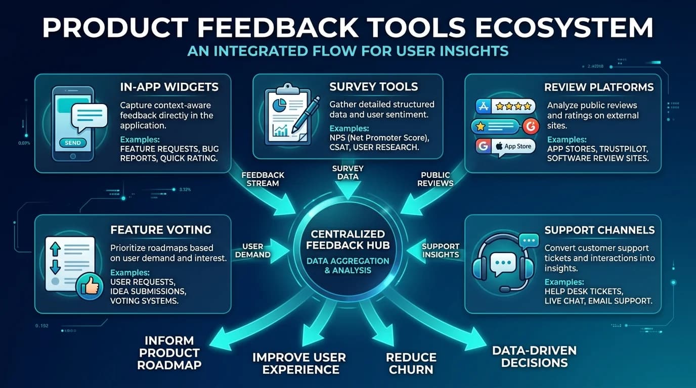 Best Product Feedback Tools in 2026: Collect, Analyze & Act on User Input