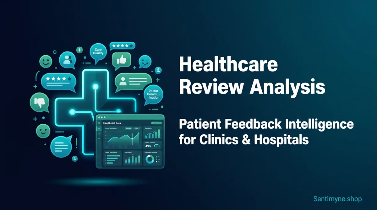 Healthcare Review Analysis: Patient Feedback Intelligence for Clinics & Hospitals