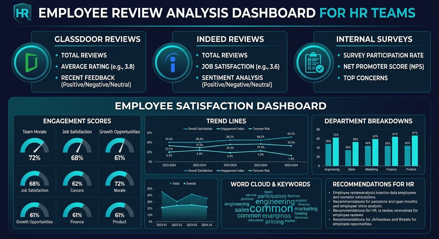 Employee Review Analysis for HR: Turn Glassdoor Feedback Into Retention Strategy