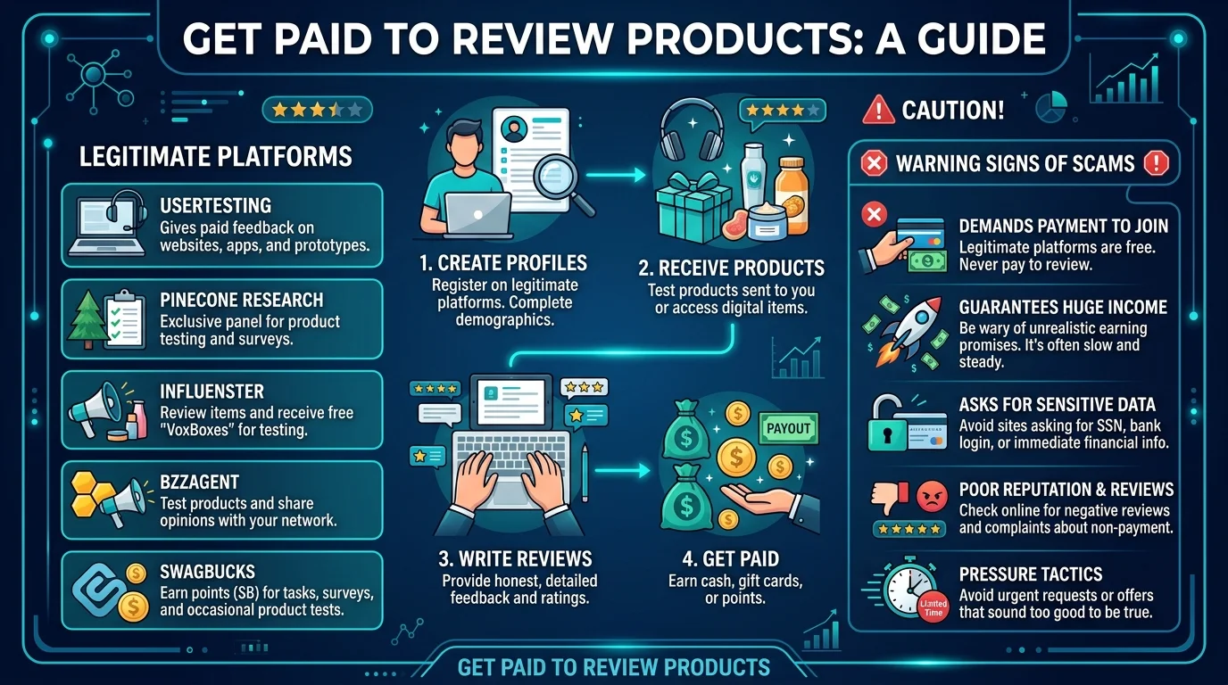 How to Get Paid to Review Products in 2026 (Legitimate Methods Only)