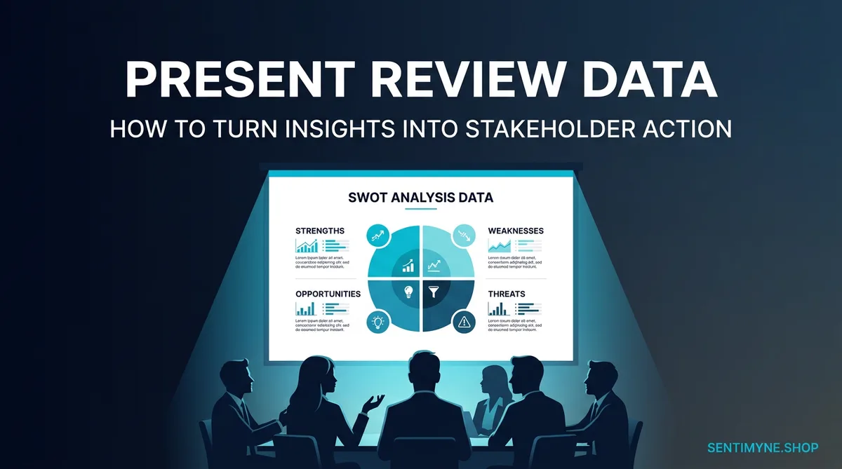 How to Present Review Data to Stakeholders (That Actually Drives Action)