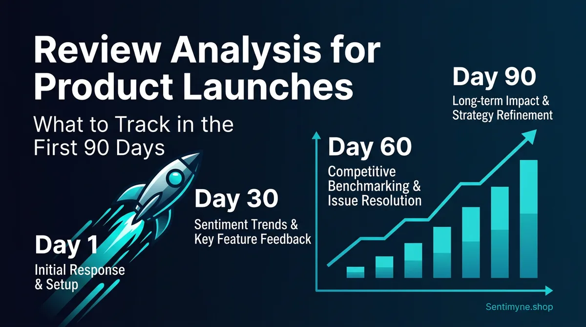 Review Analysis for Product Launches: What to Track in the First 90 Days