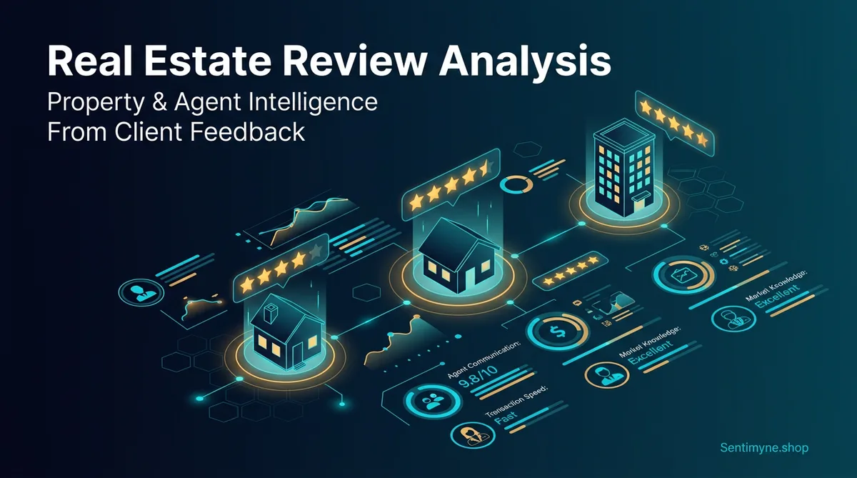 Real Estate Review Analysis: Agent & Property Intelligence From Client Feedback