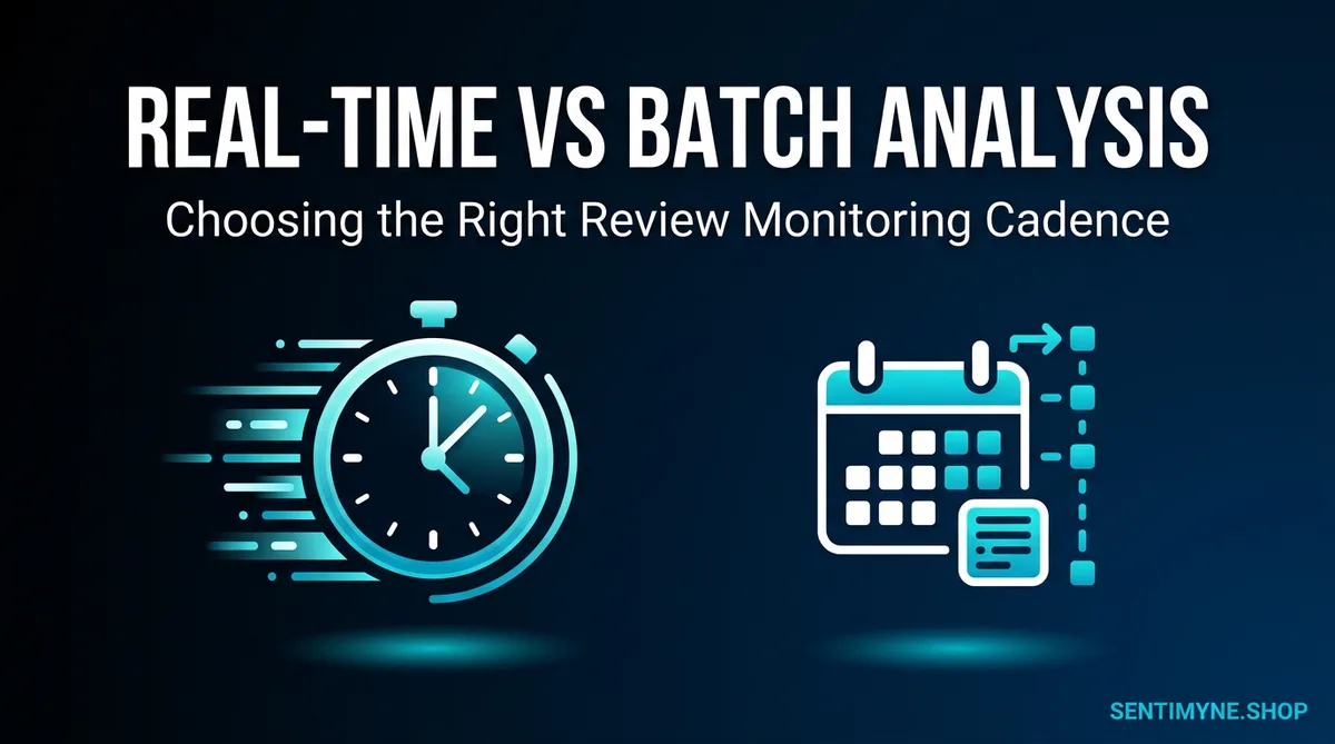 Real-Time vs Batch Review Analysis: Choosing the Right Monitoring Cadence