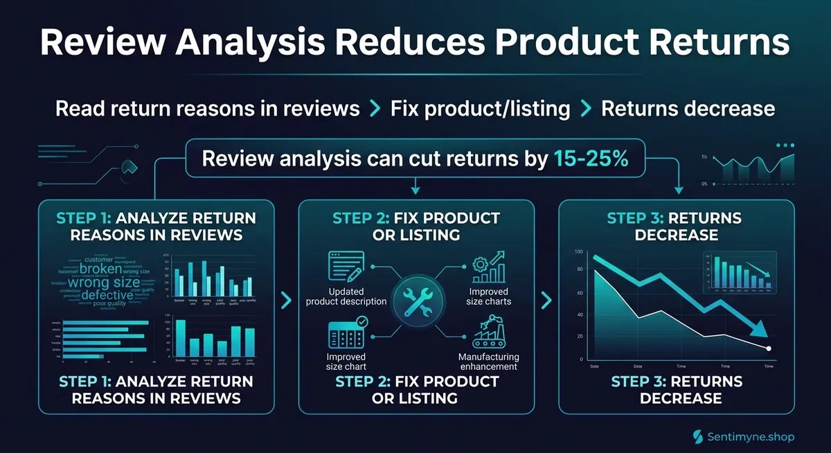 How to Use Customer Reviews to Reduce Product Returns by 15-25%