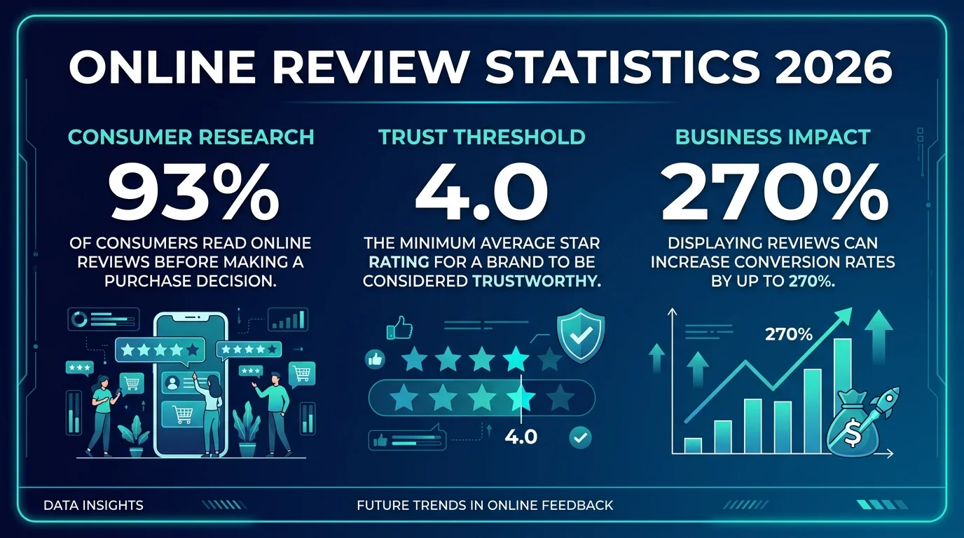 50+ Online Review Statistics for 2026 Every Business Should Know