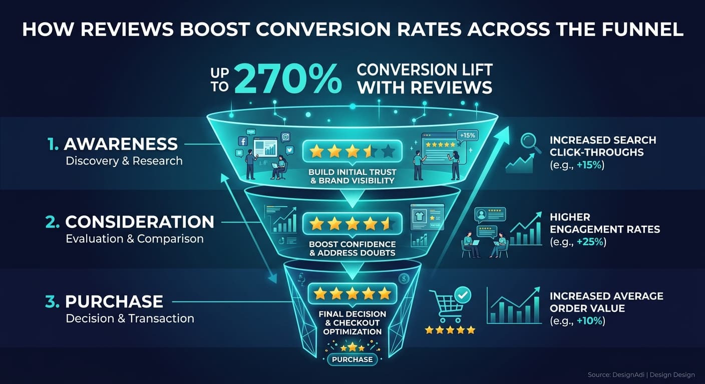 How Reviews Impact Conversion Rates: The Data Behind Every Star