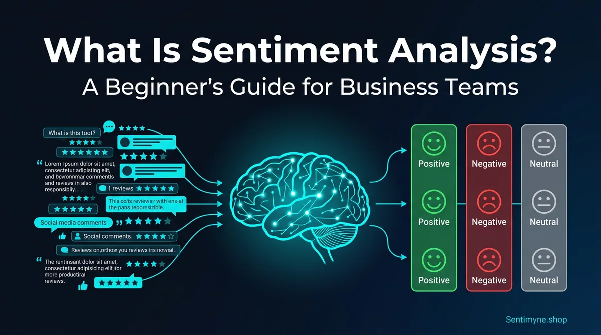 What Is Sentiment Analysis? A Beginner's Guide for Business Teams