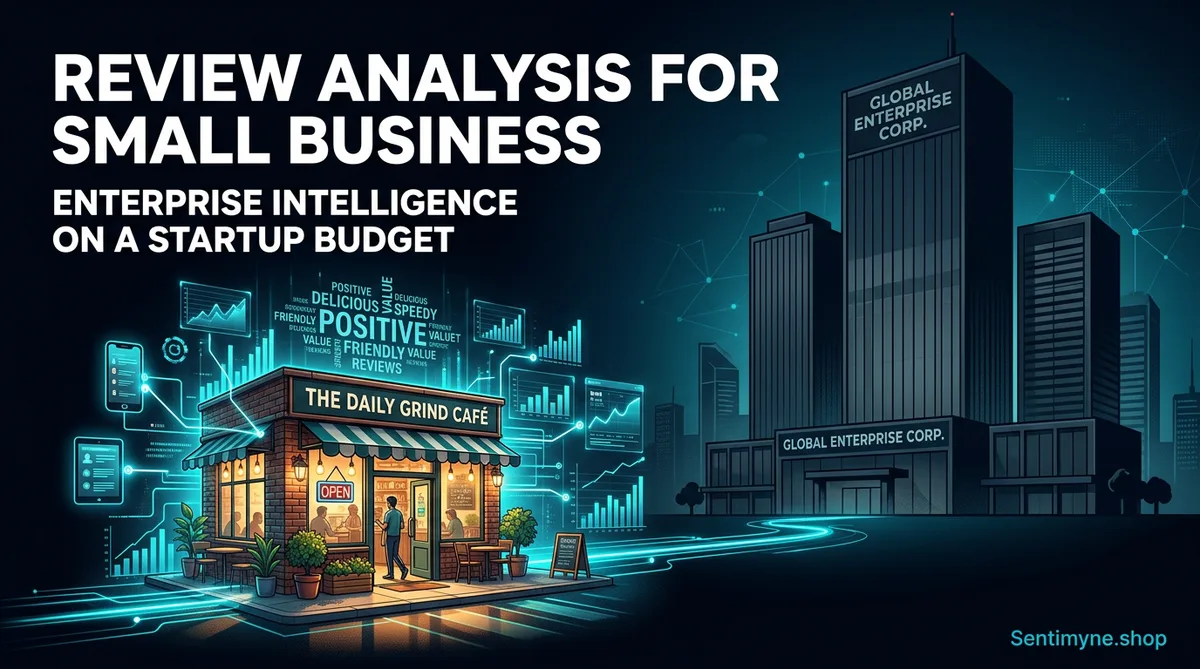 Review Analysis for Small Business: Enterprise Intelligence on a Startup Budget