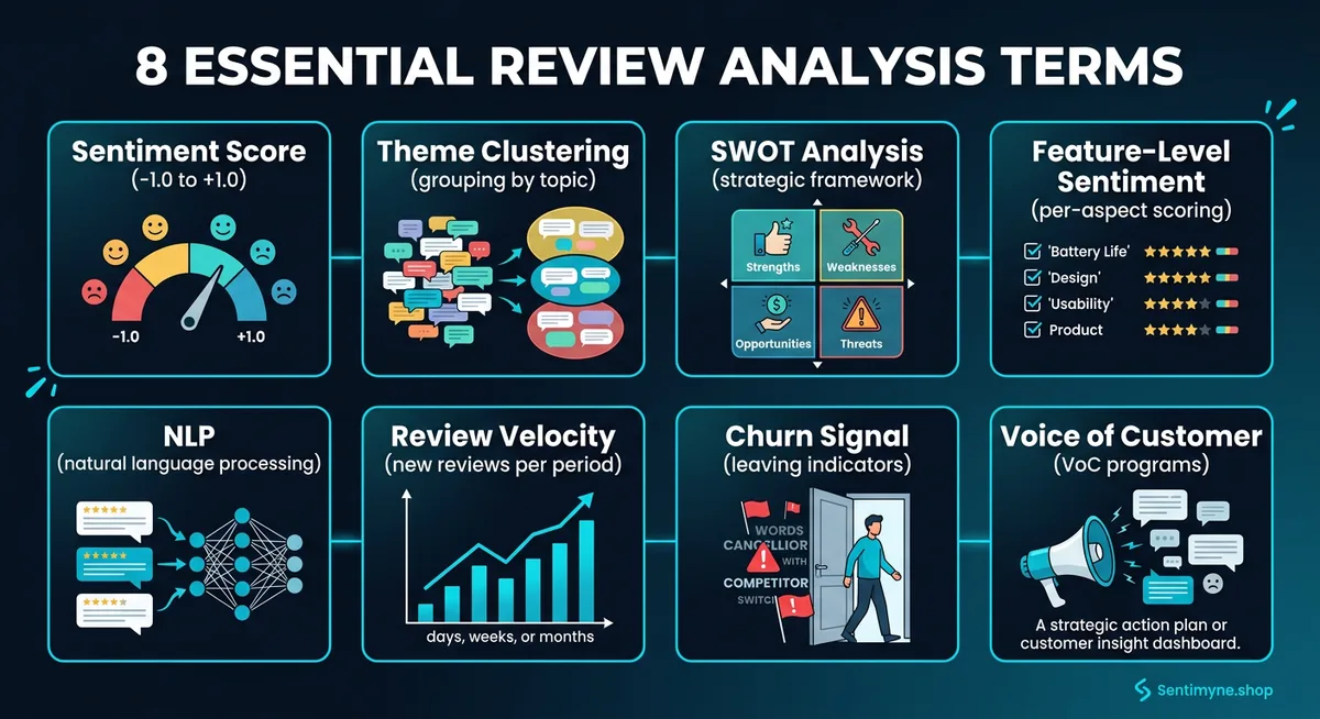Key review analysis terms