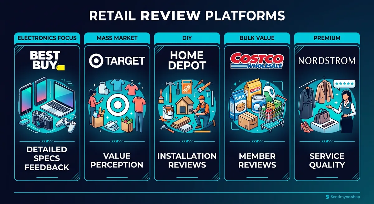 Retail review platform comparison