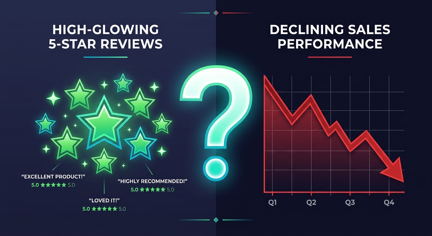 The 6 disconnects between great reviews and low sales