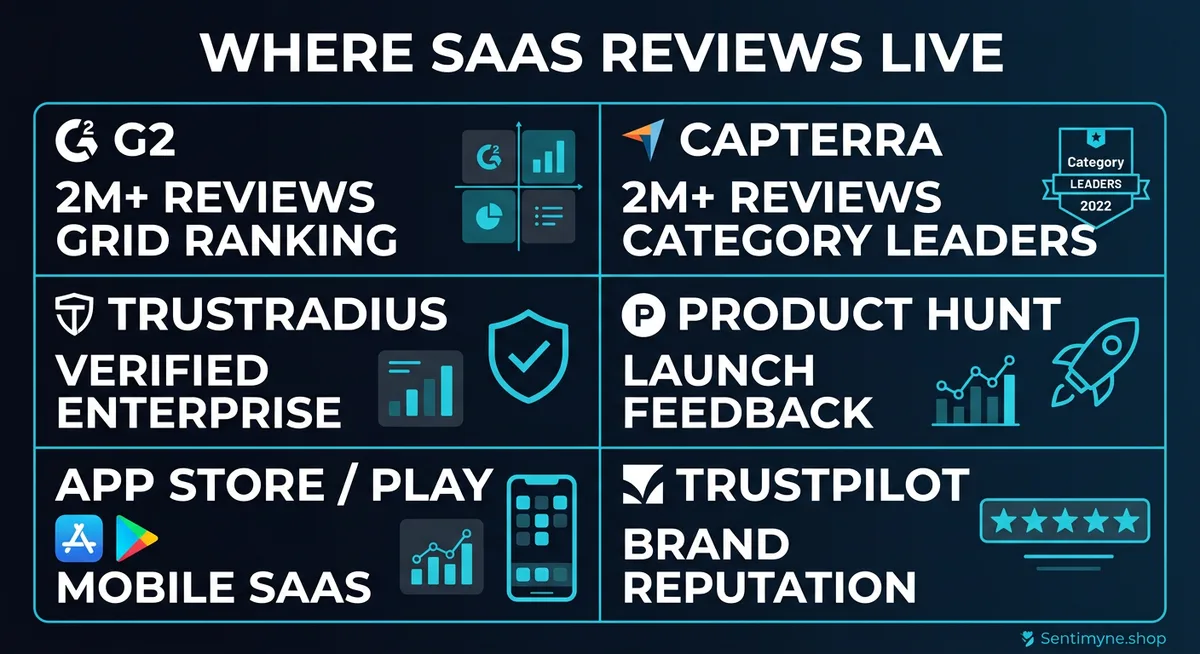 SaaS review platforms comparison